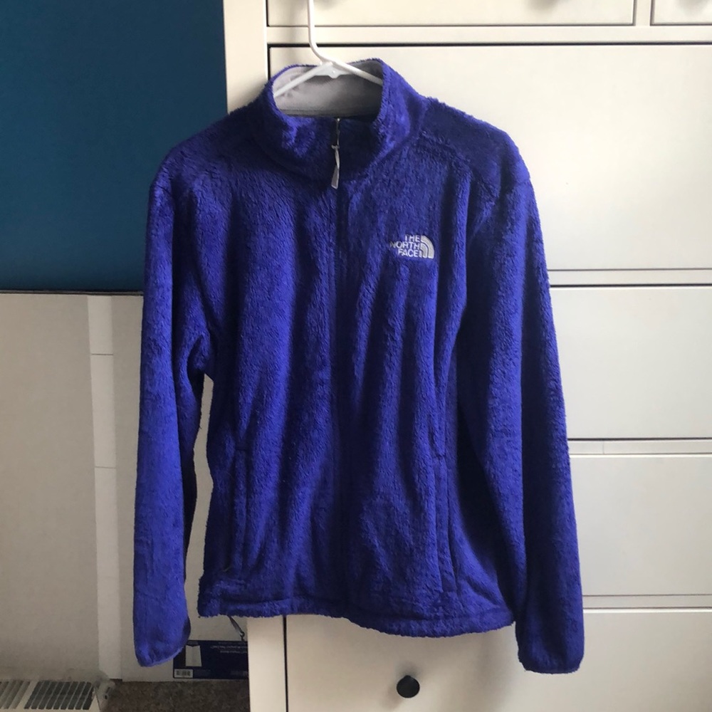 purple northface jacket